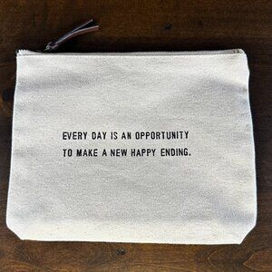 Sugarboo Designs - 9"x7" Canvas Bag - "Every Day is an Opportunity..."